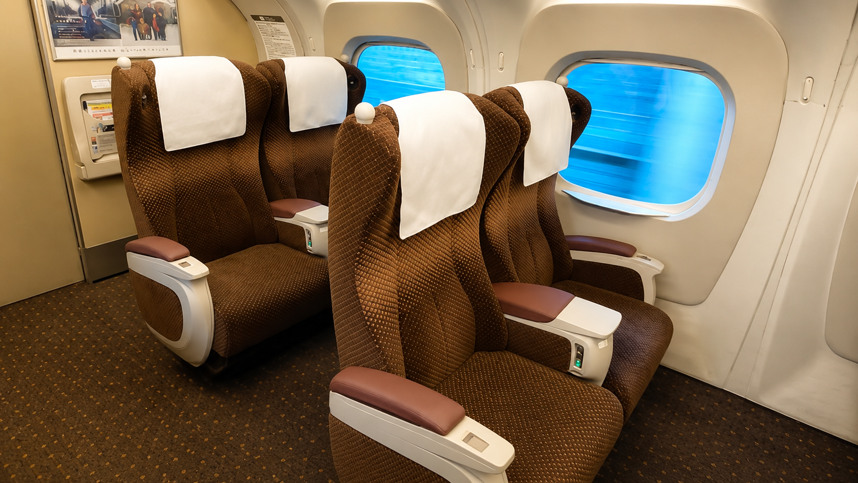 Nozomi Shinkansen|1st Class Seat
